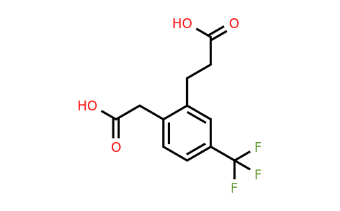 1000517-83-8 | 2-(2-Carboxyethyl)-4-(trifluoromethyl)phenylacetic acid