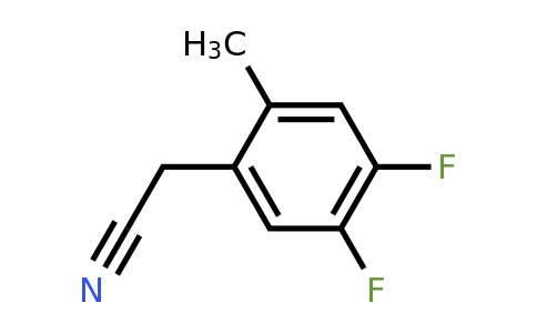 1000542-58-4 | 4,5-Difluoro-2-methylphenylacetonitrile