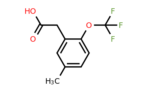 1000566-91-5 | 5-Methyl-2-(trifluoromethoxy)phenylacetic acid