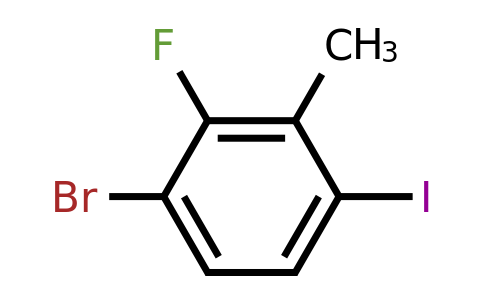 1000576-29-3 | 1-Bromo-2-fluoro-4-iodo-3-methylbenzene