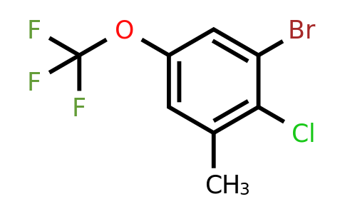 1000577-04-7 | 1-Bromo-2-chloro-3-methyl-5-(trifluoromethoxy)benzene