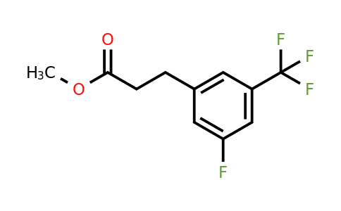 1000895-61-3 | Methyl 3-(3'-fluoro-5'-(trifluoromethyl)phenyl)propionate