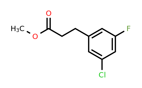 1000895-71-5 | Methyl 3-(3'-chloro-5'-fluorophenyl)propionate