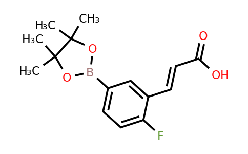 1001200-58-3 | 2-PRopenoic acid, 3-[2-fluoro-5-(4,4,5,5-tetramethyl-1,3,2-dioxaborolan-2-yl)phenyl]-, (2e)-