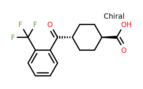 1004529-52-5 | trans-4-(2-(Trifluoromethyl)benzoyl)cyclohexanecarboxylic acid