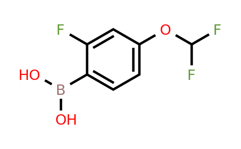 1004775-34-1 | (4-(Difluoromethoxy)-2-fluorophenyl)boronic acid