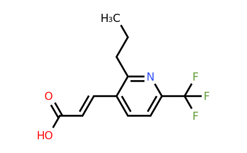 (E)-3-(2-Propyl-6-(trifluoromethyl)pyridin-3-yl)acrylic acid
