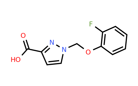 1-[(2-Fluorophenoxy)methyl]-1H-pyrazole-3-carboxylic acid