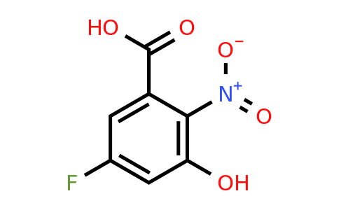1007113-05-4 | 5-Fluoro-3-hydroxy-2-nitrobenzoic acid