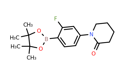 1007346-44-2 | 1-(3-Fluoro-4-(4,4,5,5-tetramethyl-1,3,2-dioxaborolan-2-yl)phenyl)piperidin-2-one