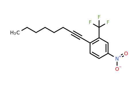 1007401-61-7 | 4-Nitro-1-(oct-1-ynyl)-2-(trifluoromethyl)benzene