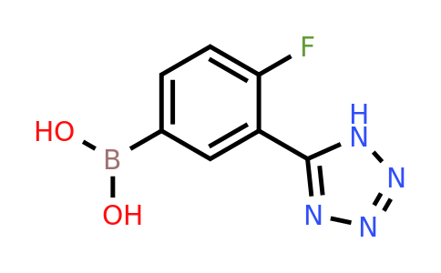 1009303-56-3 | (4-Fluoro-3-(1H-tetrazol-5-yl)phenyl)boronic acid