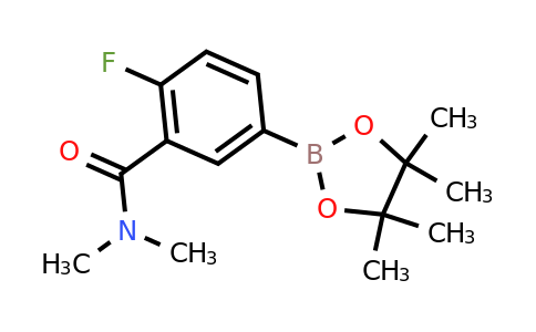 1010836-35-7 | 2-fluoro-N,N-dimethyl-5-(tetramethyl-1,3,2-dioxaborolan-2-yl)benzamide