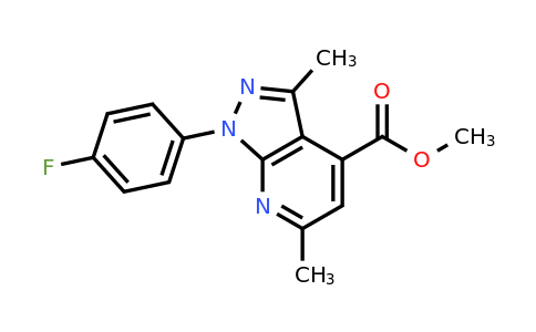 1011370-87-8 | methyl 1-(4-fluorophenyl)-3,6-dimethyl-pyrazolo[3,4-b]pyridine-4-carboxylate