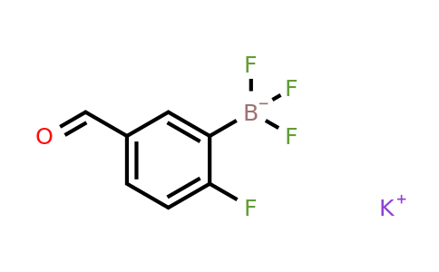 1012868-70-0 | Potassium;trifluoro-(2-fluoro-5-formyl-phenyl)boranuide