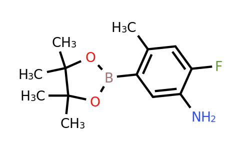 1012880-11-3 | 2-Fluoro-4-methyl-5-(4,4,5,5-tetramethyl-1,3,2-dioxaborolan-2-yl)aniline