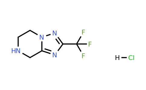 2-(Trifluoromethyl)-5,6,7,8-tetrahydro-[1,2,4]triazolo[1,5-a]pyrazine hydrochloride