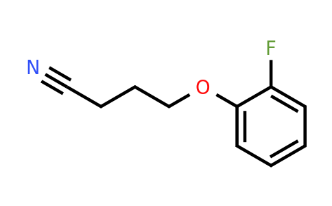 1016501-71-5 | 4-(2-Fluorophenoxy)butanenitrile