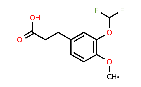 1016863-94-7 | 3-(3'-(Difluoromethoxy)-4'-methoxyphenyl)propionic acid