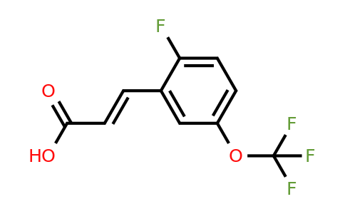 3-(2-Fluoro-5-(trifluoromethoxy)phenyl)acrylic acid