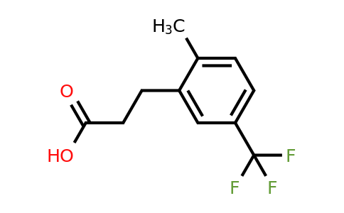 1017778-12-9 | 3-(2-Methyl-5-(trifluoromethyl)phenyl)propanoic acid