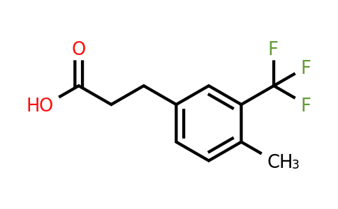 1017778-20-9 | 3-(4-Methyl-3-(trifluoromethyl)phenyl)propanoic acid