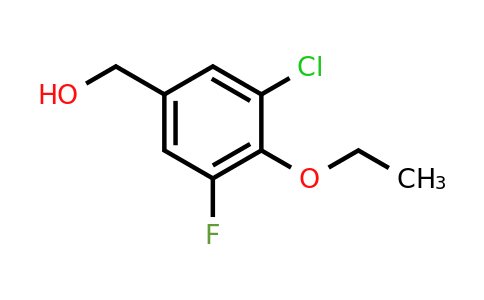 1017778-88-9 | (3-Chloro-4-ethoxy-5-fluorophenyl)methanol