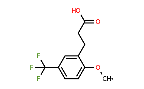 1017779-11-1 | 3-(2-Methoxy-5-(trifluoromethyl)phenyl)propanoic acid