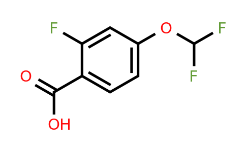 1017779-52-0 | 4-(Difluoromethoxy)-2-fluorobenzoic acid