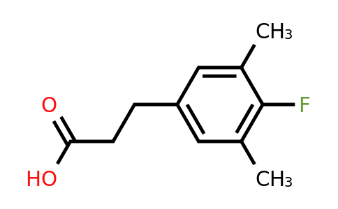 1017779-63-3 | 3-(4-Fluoro-3,5-dimethylphenyl)propionic acid