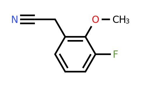 1017779-73-5 | 3-Fluoro-2-methoxyphenylacetonitrile