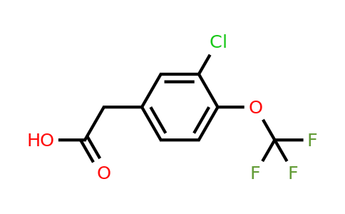 1017779-77-9 | 2-(3-Chloro-4-(trifluoromethoxy)phenyl)acetic acid