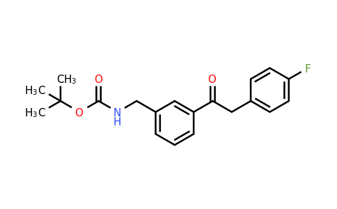 1017781-73-5 | tert-Butyl 3-(2-(4-fluorophenyl)acetyl)benzylcarbamate