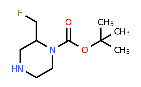 1017789-35-3 | tert-Butyl 2-(fluoromethyl)piperazine-1-carboxylate