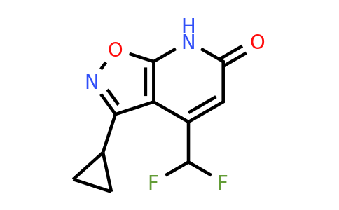 3-cyclopropyl-4-(difluoromethyl)-7H-isoxazolo[5,4-b]pyridin-6-one