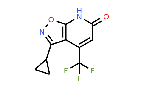 3-cyclopropyl-4-(trifluoromethyl)-7H-isoxazolo[5,4-b]pyridin-6-one