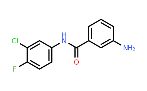 1018277-98-9 | 3-Amino-N-(3-chloro-4-fluorophenyl)benzamide