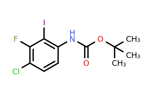 1018450-35-5 | tert-Butyl (4-chloro-3-fluoro-2-iodophenyl)carbamate