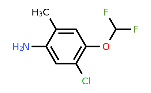 101847-53-4 | 5-Chloro-4-(difluoromethoxy)-2-methylaniline