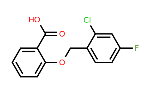 1019348-55-0 | 2-((2-Chloro-4-fluorobenzyl)oxy)benzoic acid