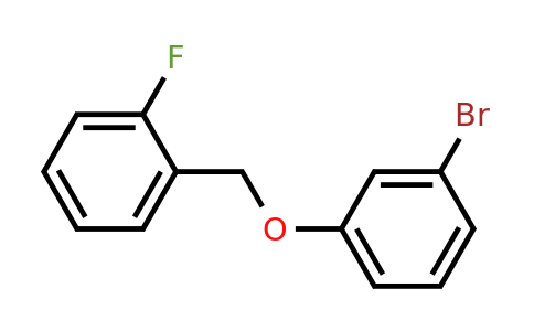1019369-49-3 | 1-((3-Bromophenoxy)methyl)-2-fluorobenzene