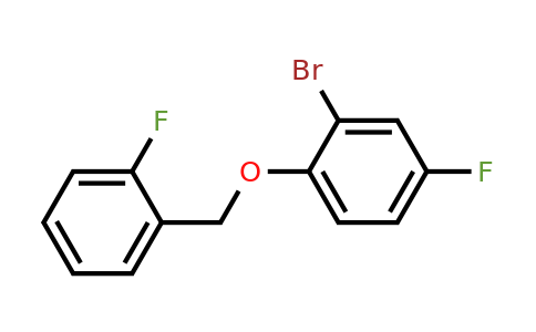1019446-40-2 | 2-Bromo-4-fluoro-1-((2-fluorobenzyl)oxy)benzene