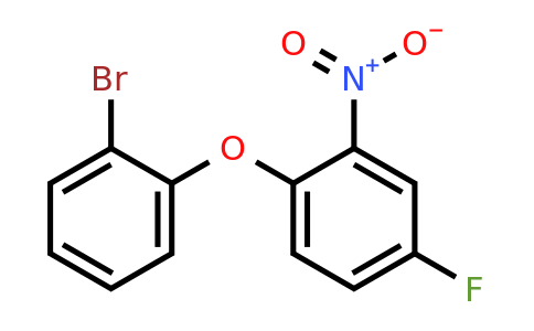 1019508-64-5 | 1-(2-Bromophenoxy)-4-fluoro-2-nitrobenzene