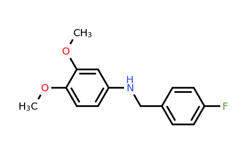 1019542-69-8 | N-(4-fluorobenzyl)-3,4-dimethoxyaniline