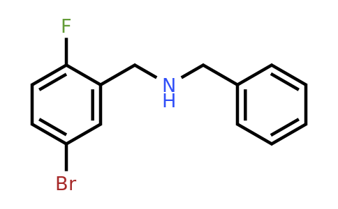 1019558-55-4 | 2-(Benzylaminomethyl)-4-bromo-1-fluorobenzene