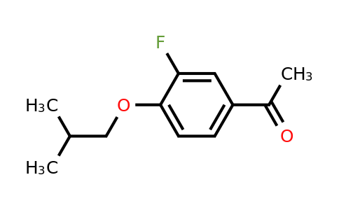 1019595-36-8 | 1-(3-Fluoro-4-isobutoxyphenyl)ethanone