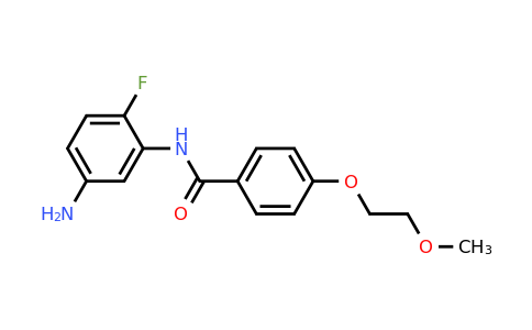 1020053-94-4 | N-(5-Amino-2-fluorophenyl)-4-(2-methoxyethoxy)benzamide