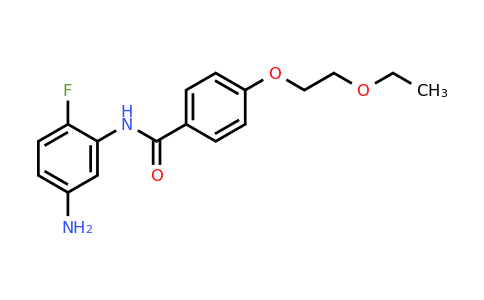1020055-37-1 | N-(5-Amino-2-fluorophenyl)-4-(2-ethoxyethoxy)benzamide