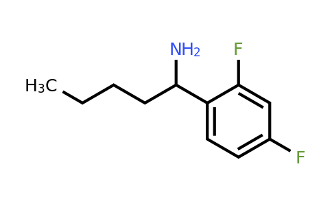 1020966-63-5 | 1-(2,4-Difluorophenyl)pentan-1-amine