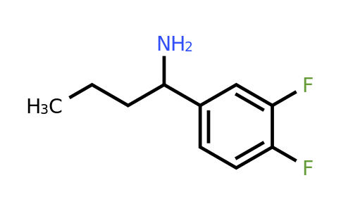 1020970-03-9 | 1-(3,4-Difluorophenyl)butan-1-amine